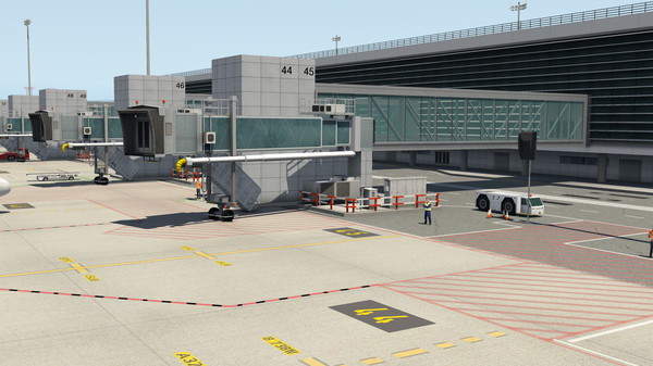 скриншот X-Plane 11 - Add-on: Aerosoft - Airport Malaga XP 1