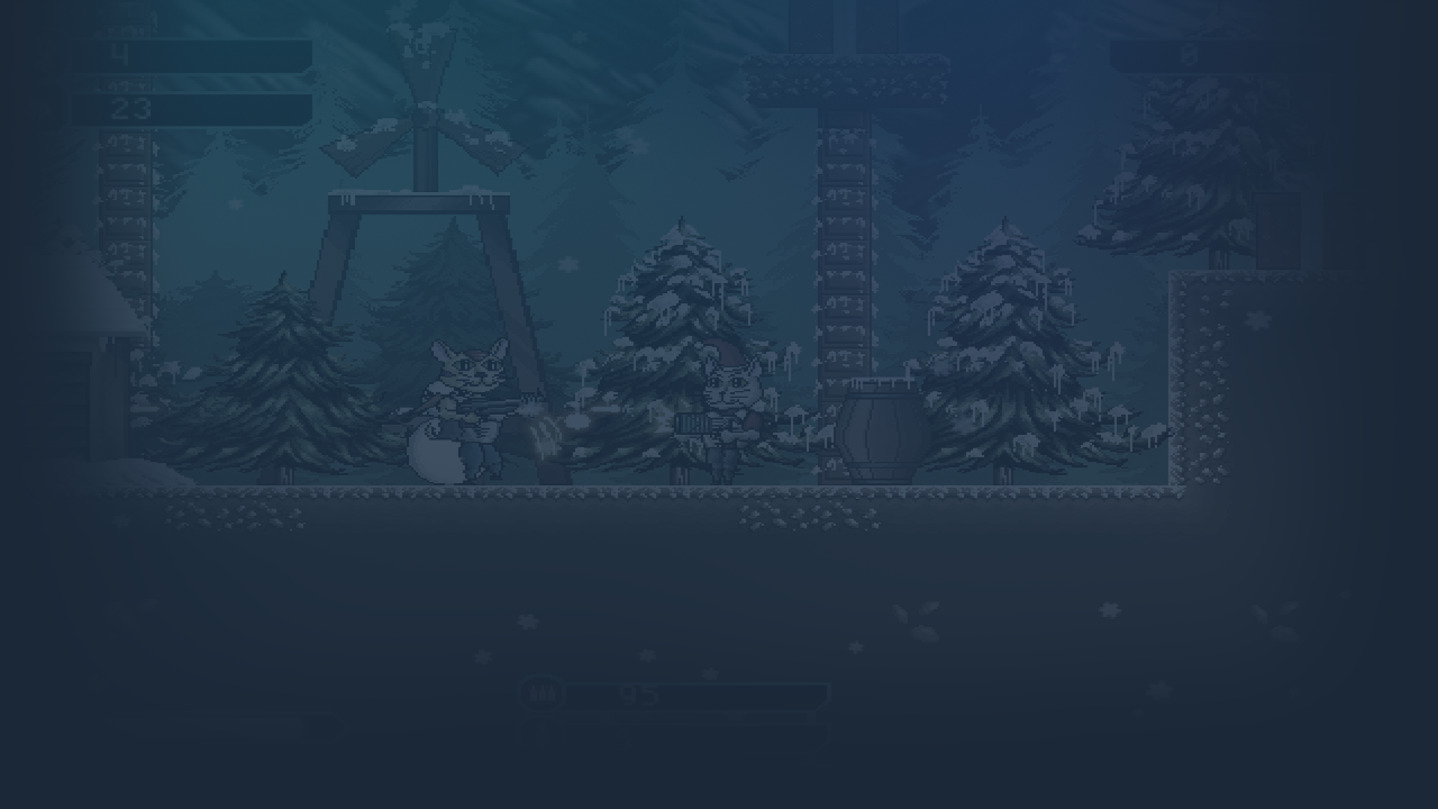 Christmas Cats Revenge background