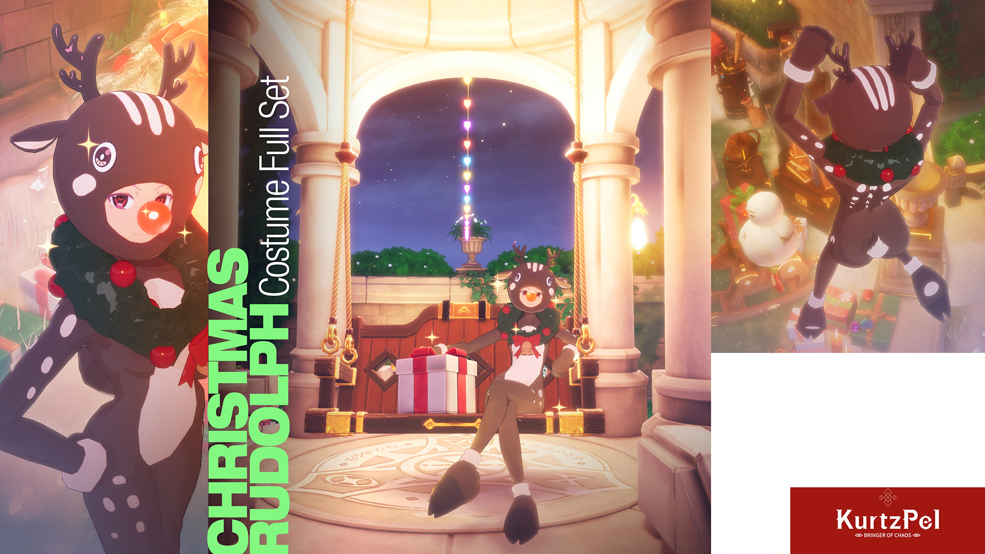 KurtzPel - Christmas Rudolph Accessory Set #3