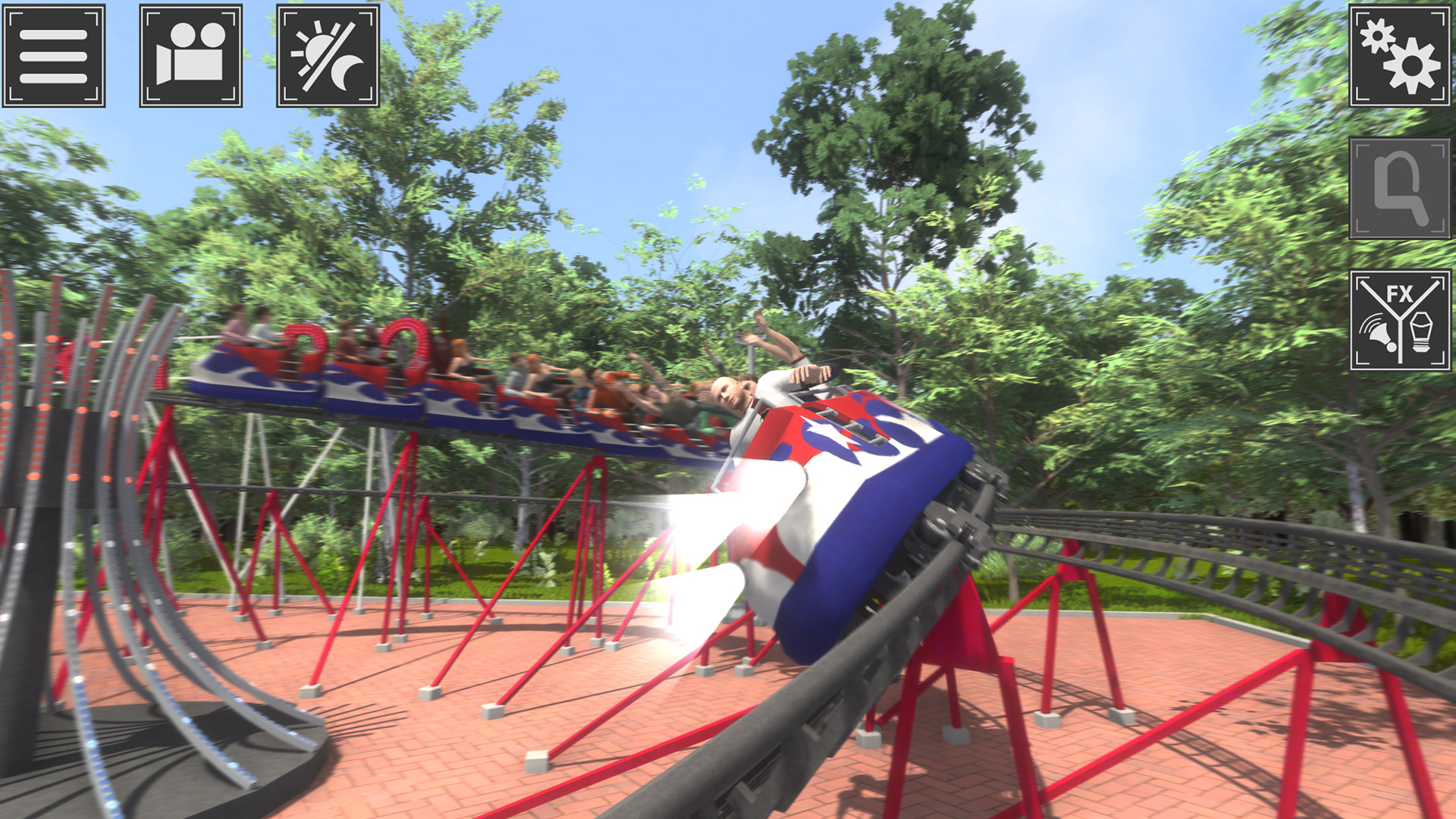 Oculus Quest 游戏《Theme Park Simulator: Rollercoaster Paradise VR》主题公园模拟器：过山车天堂