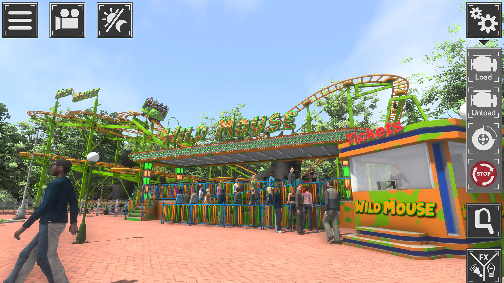 Theme Park Simulator: Rollercoaster Paradise в Steam