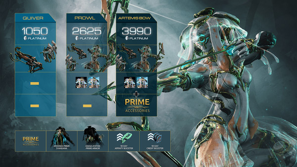 скриншот Warframe Ivara Prime Access: Quiver Pack 1