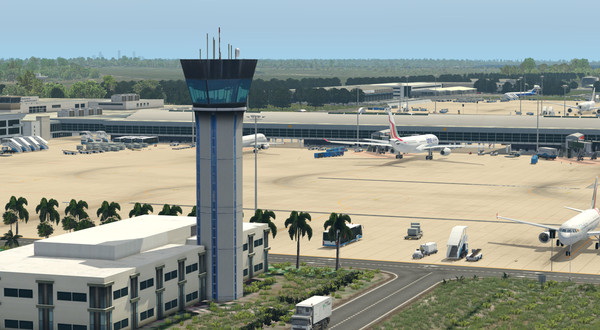 скриншот X-Plane 11 - Add-on: Just Asia - VCBI - Sri Lanka Intl Airport 0