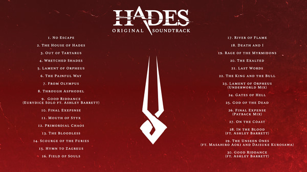 скриншот Hades Original Soundtrack 0