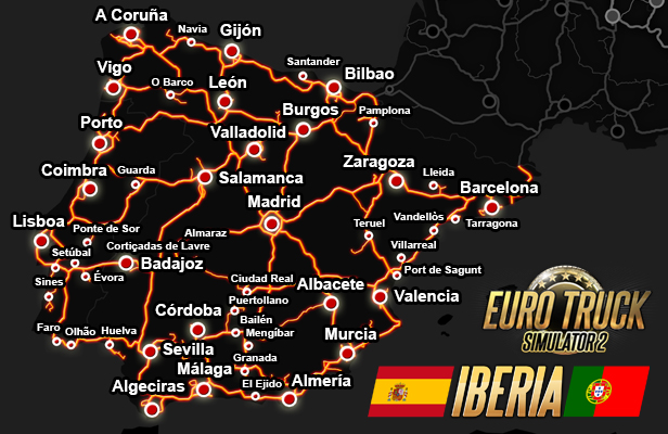 Euro Truck Simulator 2 Iberia PC Neuf