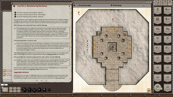 скриншот Fantasy Grounds - Heroes of High Fantasy: Artifices of Quartztoil Tower (5E) 2