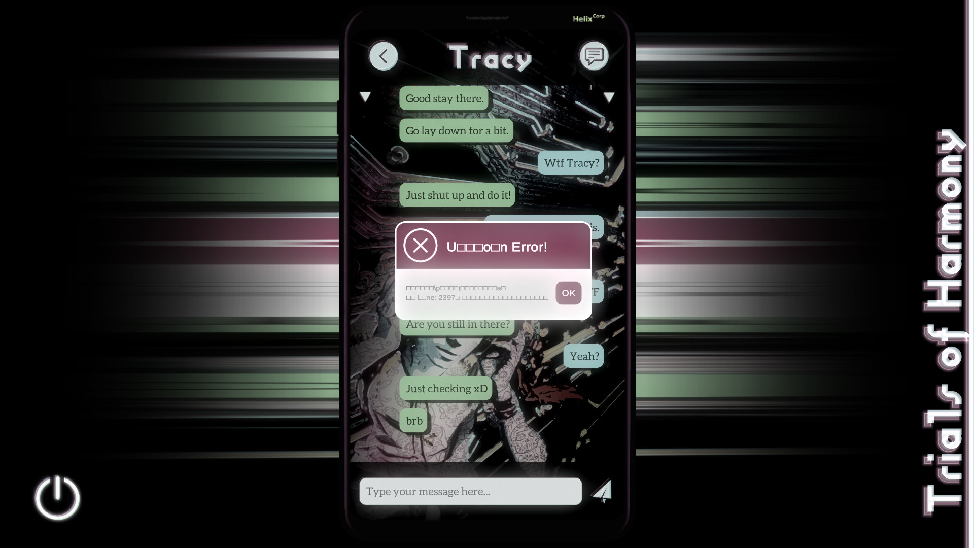 Trials of Harmony ~ Experimental Visual Novel Demo #7