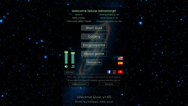 скриншот Universe Quiz 0