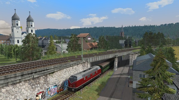 скриншот Train Simulator: Im Köblitzer Bergland Route Add-On 0
