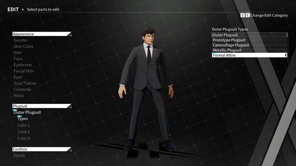 DAEMON X MACHINA - Outer Suit - "Formal Attire" for steam