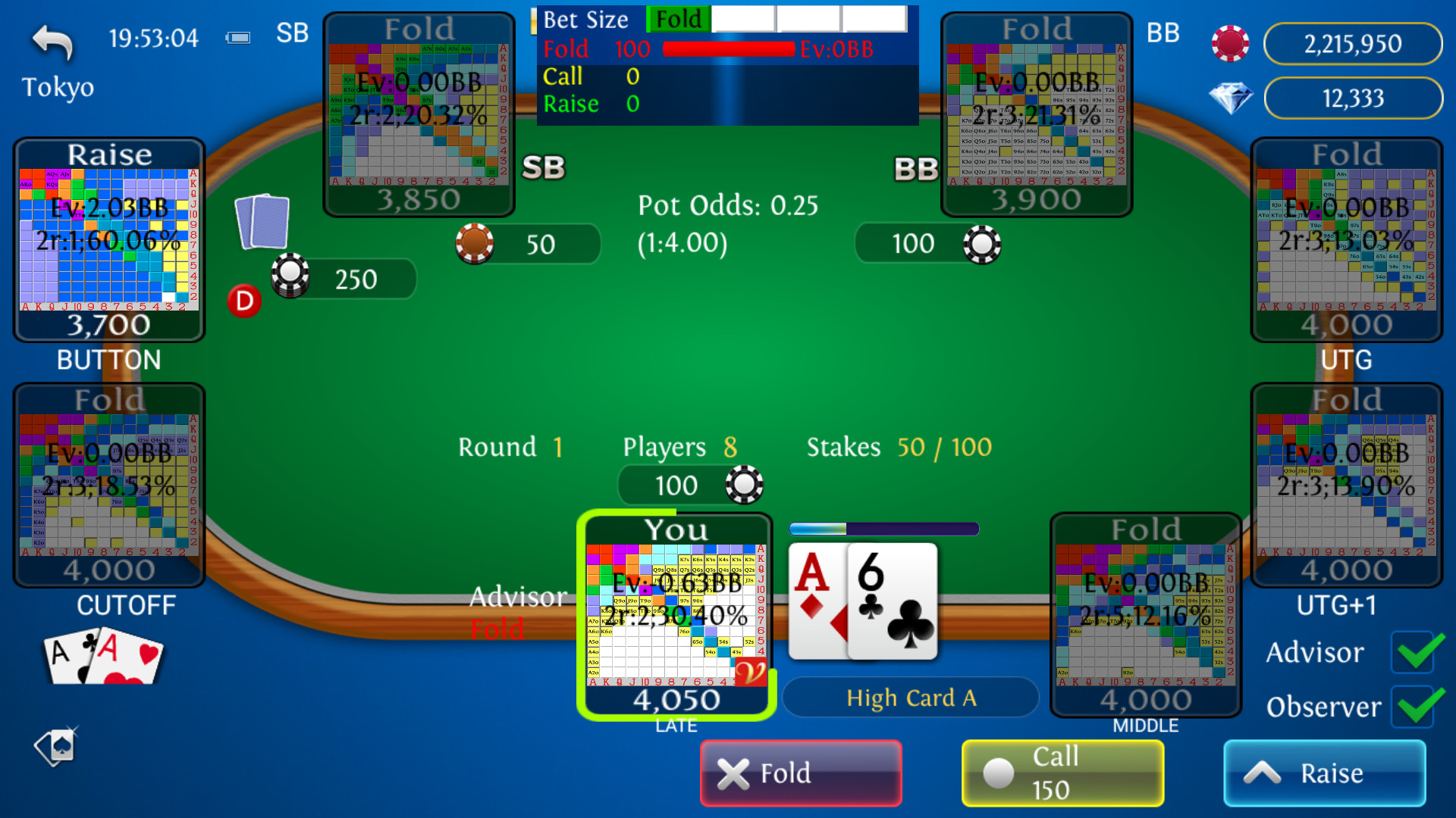 Texas Holdem Poker: Solo King #17