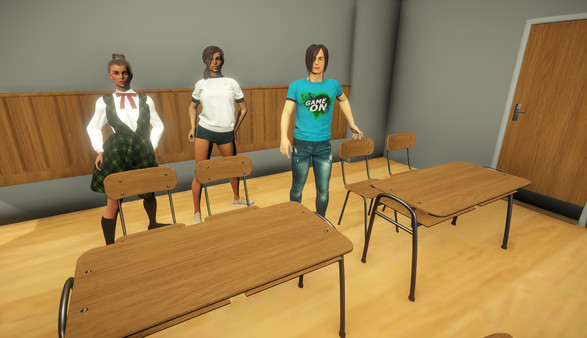скриншот School for 3D Visual Novel Maker 3