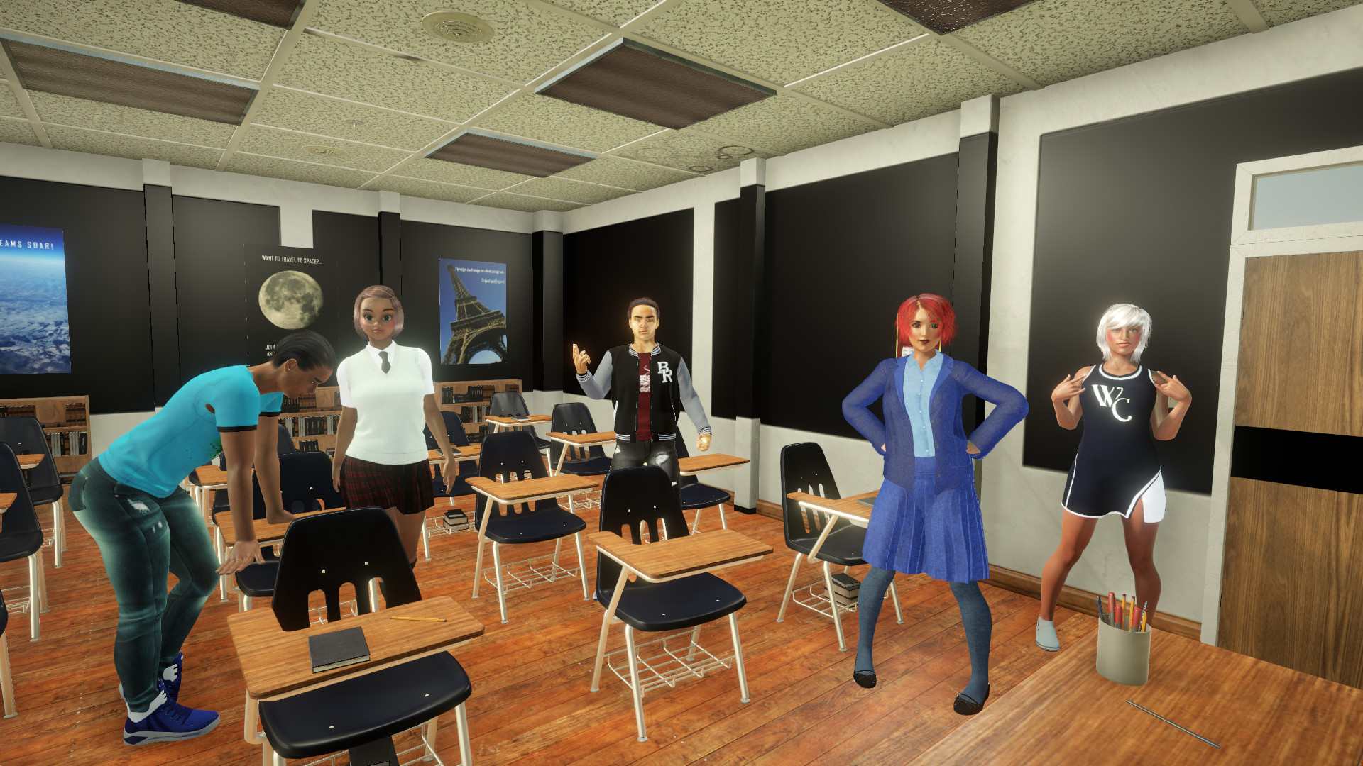 School for 3D Visual Novel Maker Featured Screenshot #1