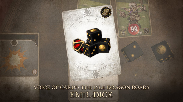 Скриншот из Voice of Cards: The Isle Dragon Roars Emil Dice