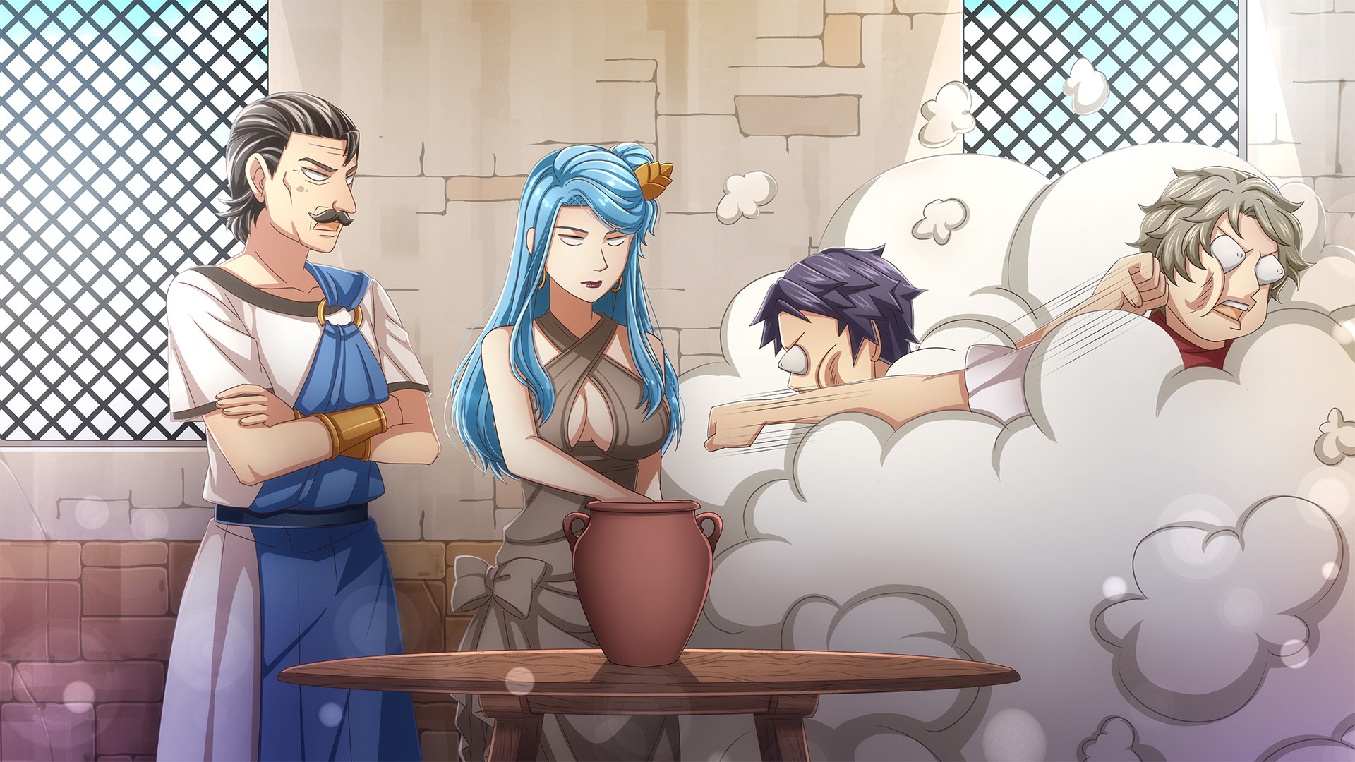 Casina: A Visual Novel set in Ancient Greece Resimleri 