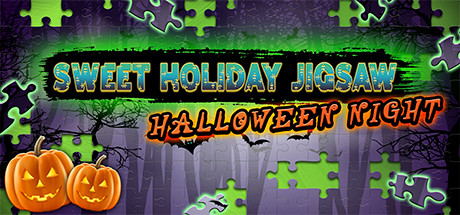 Sweet Holiday Jigsaws: Halloween Night Cover Image