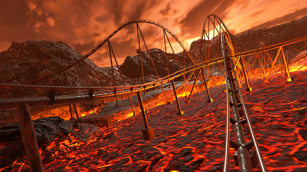 скриншот Epic Roller Coasters — Tuwhena Volcano 2
