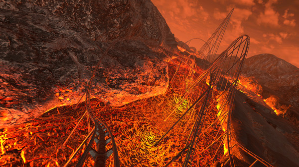 скриншот Epic Roller Coasters — Tuwhena Volcano 1