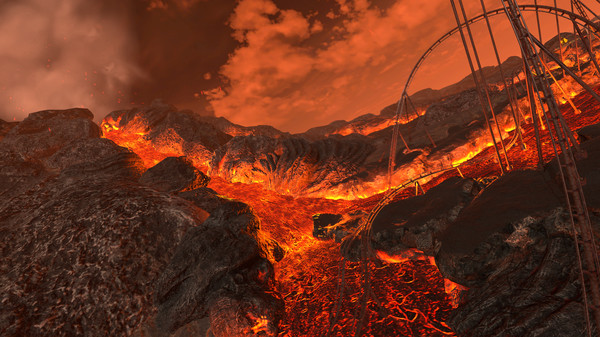 скриншот Epic Roller Coasters — Tuwhena Volcano 3