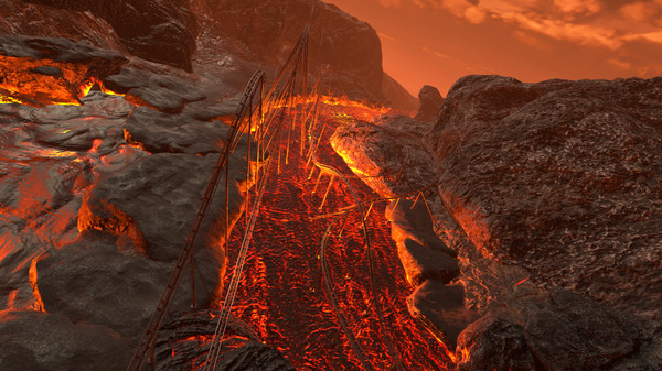 скриншот Epic Roller Coasters — Tuwhena Volcano 0