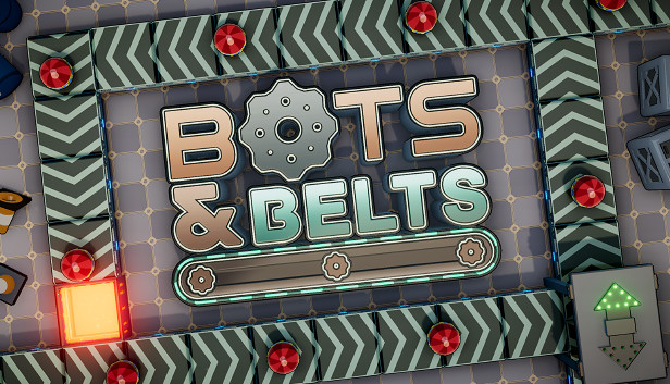 Capsule Grafik von "Bots & Belts", das RoboStreamer für seinen Steam Broadcasting genutzt hat.
