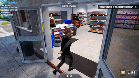 NOVO JOGO SIMULADOR de ESCOLA!!! (O PIOR ALUNO) - Bad Guys at School
