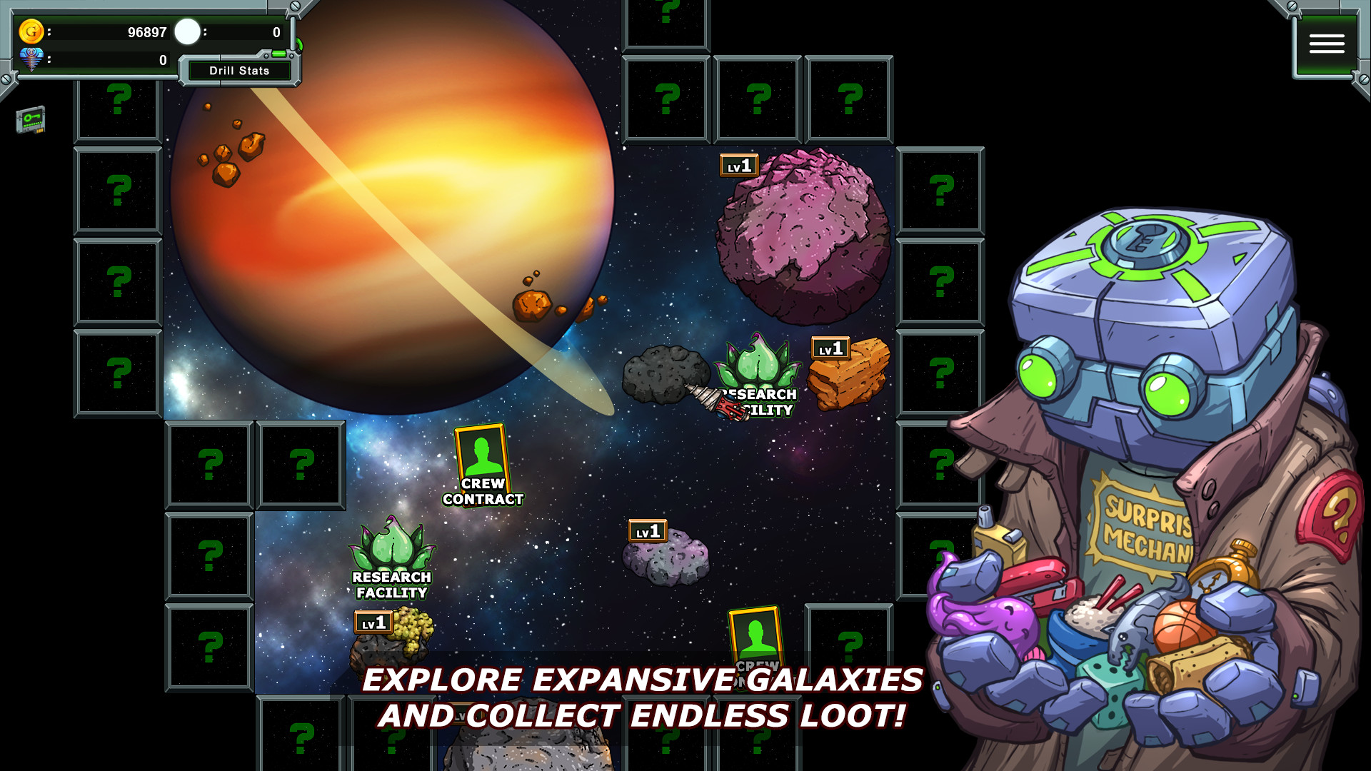Cloud Miners is an upcoming 2D co-op space mining and exploration game