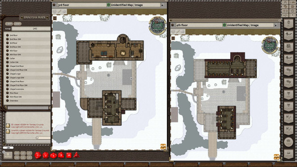 Fantasy Grounds - Winter Castle (Map Pack)