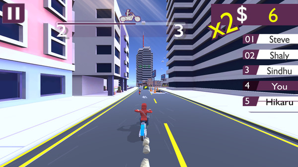 скриншот Racing Bike Fight 3