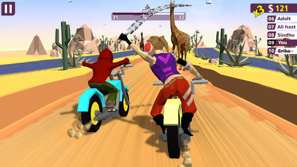 скриншот Racing Bike Fight 2