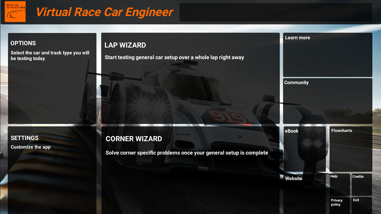 Virtual Race Car Engineer 2020 screenshot 1