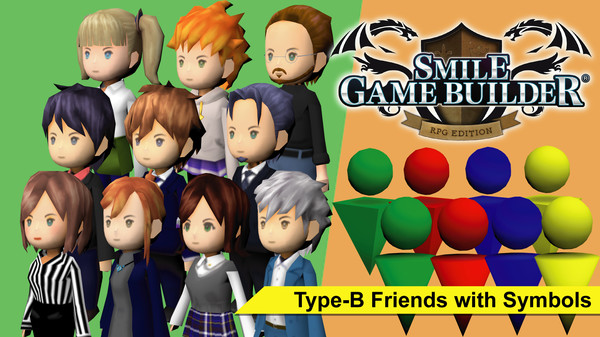 SMILE GAME BUILDER Type-B Friends with Symbols SMILE GAME BUILDER Type-B Friends with Symbols