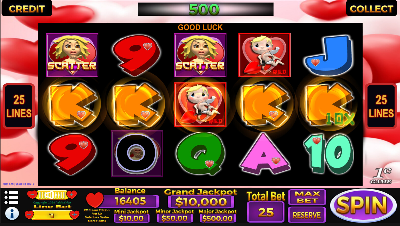 Valentines Desire - Casino Slot Simulations #4