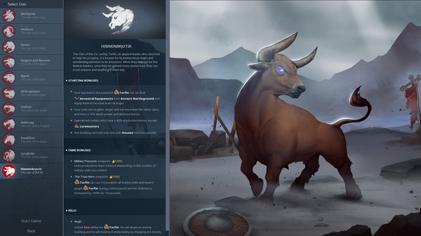 скриншот Northgard - Himminbrjotir, Clan of the Ox 0