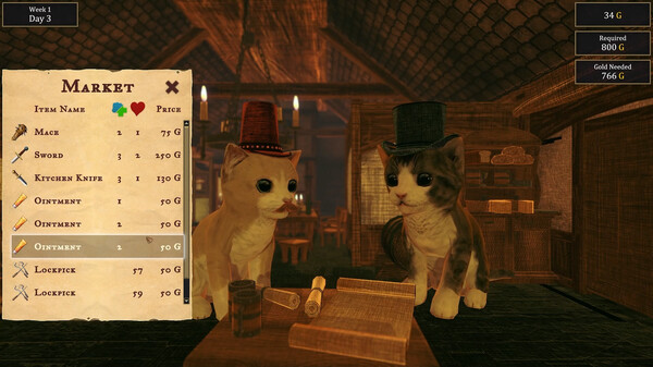 Ragamuffins: Feline Fencers game for Linux 1