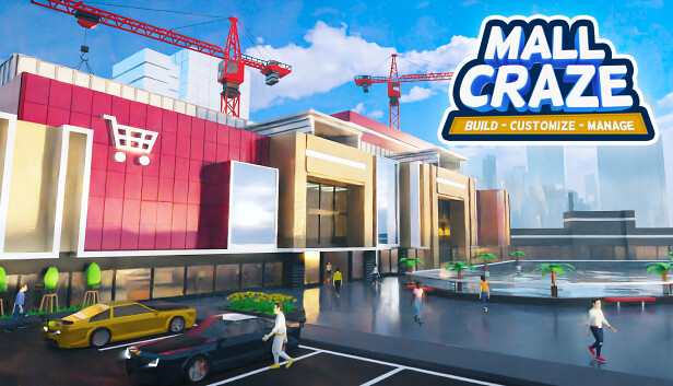 Imagen de la cápsula de "Mall Craze" que utilizó RoboStreamer para las transmisiones en Steam