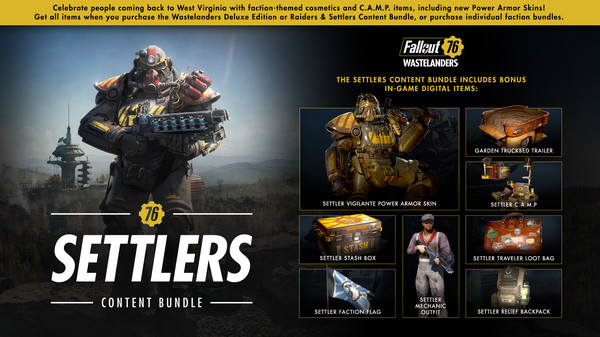 скриншот Fallout 76: Settlers Content Bundle 0