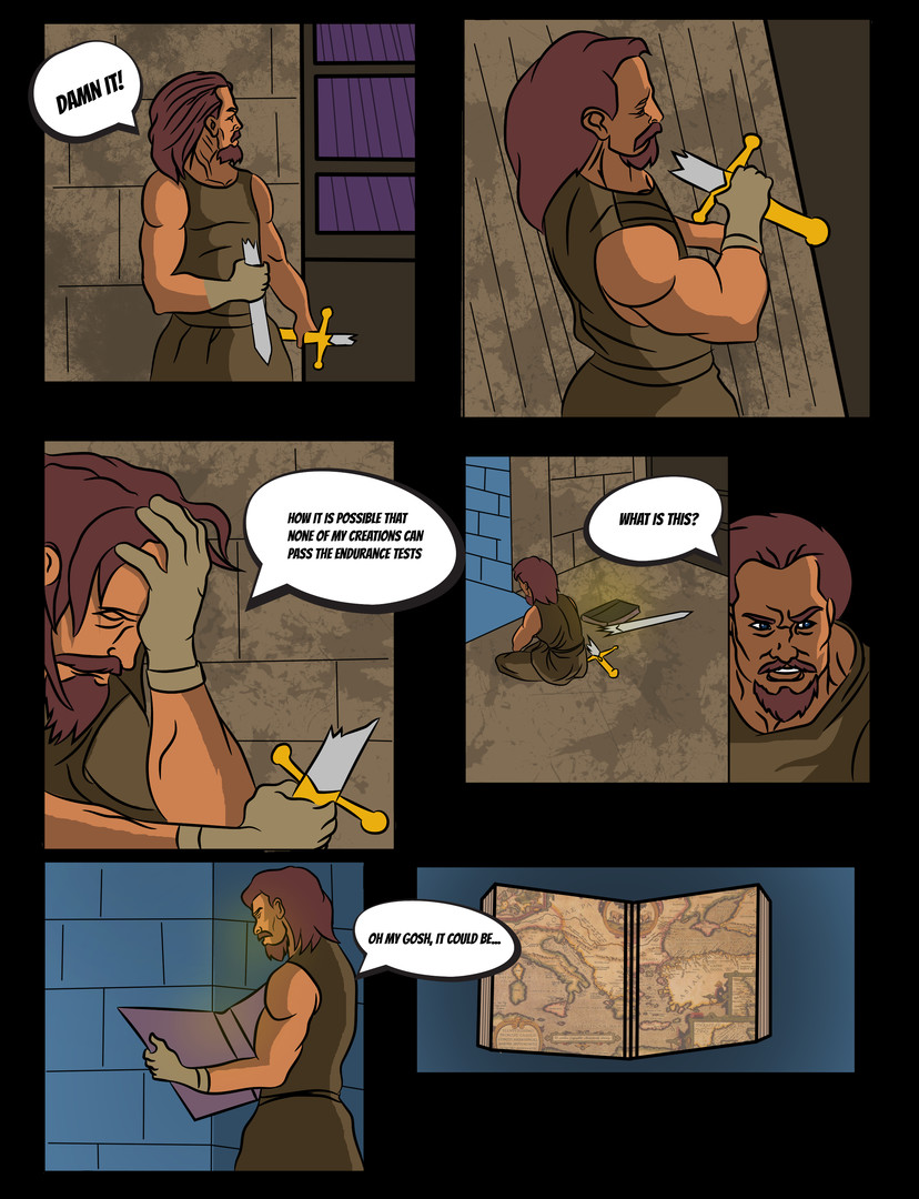 Fantasy Blacksmith Comic Book Featured Screenshot #1