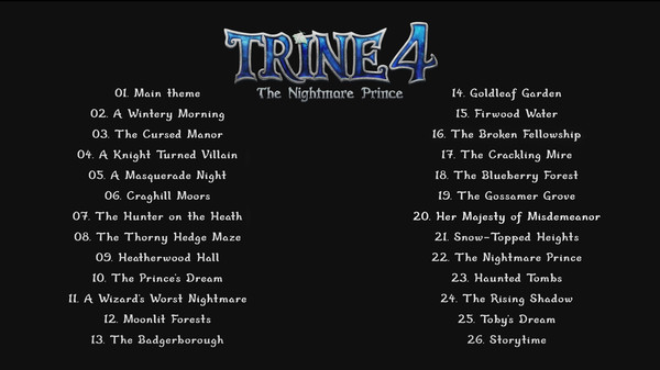 скриншот Trine 4: The Nightmare Prince (Original Soundtrack) 0