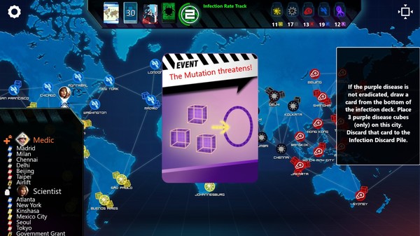 скриншот Pandemic - On the Brink: Mutation 0