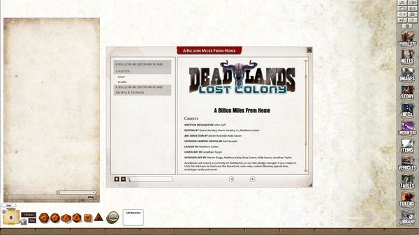 Fantasy Grounds - Deadlands Lost Colony: A Billion Miles from Home!