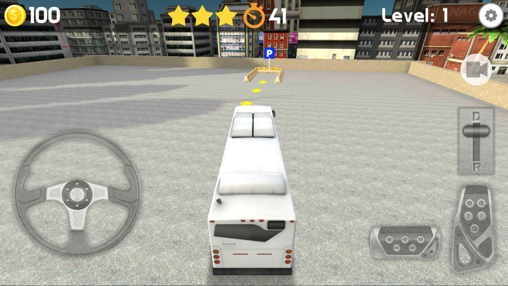 Bus Parking 3D 🕹️ 🏁