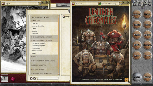 скриншот Fantasy Grounds - Lemurian Chronicles 0