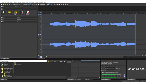 скриншот SOUND FORGE Audio Studio 14 Steam Edition 2
