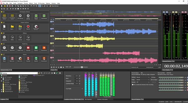 скриншот SOUND FORGE Audio Studio 14 Steam Edition 3