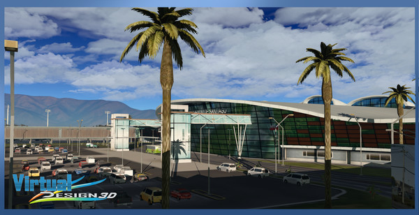 скриншот X-Plane 11 - Add-on: Aerosoft - SCEL Intl. Airport & Santiago City 2020 2