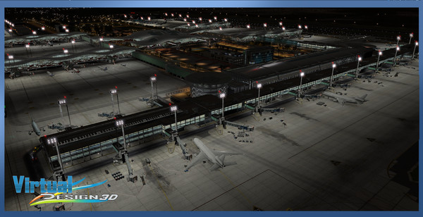 скриншот X-Plane 11 - Add-on: Aerosoft - SCEL Intl. Airport & Santiago City 2020 4