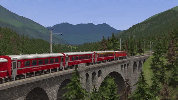 скриншот Train Simulator: Engadin Linie: Pontresina - Scuol-Tarasp Route Add-On 1