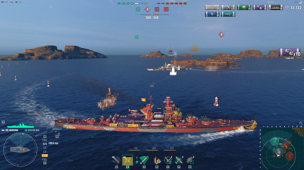 скриншот World of Warships — Wukong 3