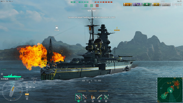 скриншот World of Warships — Bajie 3